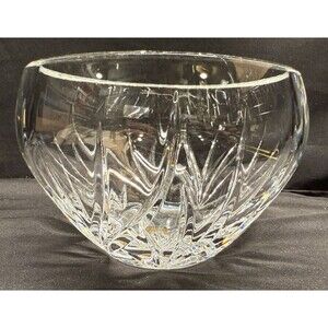 Marquis Waterford lead Crystal clear glass round bowl 6.25” diameter 4.5” tall